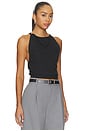 view 2 of 4 Elenora Racer Top in Black