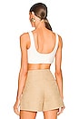 view 3 of 4 Clover Crop Top in Ivory