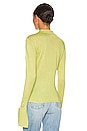 view 3 of 4 Spencer Knit Top in Green