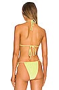 view 3 of 4 Appletini Bikini Top in Lime