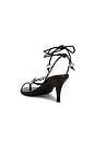 view 3 of 5 CHAUSSURES LEYLA in Black Leather & Silver