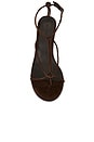 view 5 of 5 Camryn Heel in Chocolate Leather