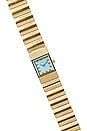 view 2 of 3 Groove Watch in Aqua & Gold