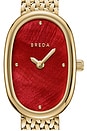 view 5 of 5 Jane Thethered in Gold & Red Mother-of-pearl Dial