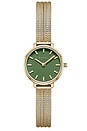 view 1 of 6 BEVERLY 시계 in Gold & Green