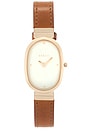 view 1 of 4 Jane Leather Watch in Tan & Gold