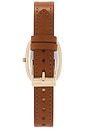view 2 of 4 Jane Leather Watch in Tan & Gold
