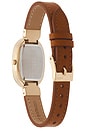 view 5 of 4 Jane Leather Watch in Tan & Gold
