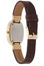view 5 of 4 Jane Leather Watch in Brown & Gold