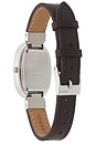view 5 of 4 Jane Leather Watch in Black & Silver