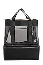 view 2 of 4 Mesh Cooler Tote in Black