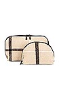 view 1 of 4 The Cosmetic Pouch Set in Plaid