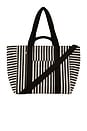 view 1 of 3 The Summer Stripe Tote in Black