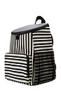 view 3 of 3 The Summer Stripe Cooler Backpack in Black