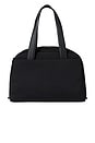 view 2 of 4 The Leather Trim Duffle in Black