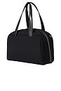 view 3 of 4 The Leather Trim Duffle in Black