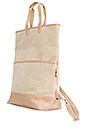 view 4 of 4 Convertible Backpack in Beige & Croc Trim