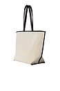 view 2 of 3 The Leather Trim Tote in Black