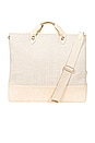 view 5 of 8 The Woven Tote in Beige
