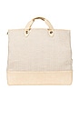 view 6 of 8 The Woven Tote in Beige