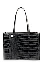 view 2 of 5 BOLSO TOTE WORK in Black Croc