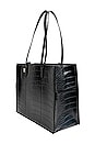 view 3 of 5 BOLSO TOTE WORK in Black Croc