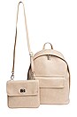 view 5 of 5 The Multi-Function Backpack in Beige