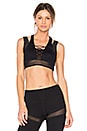 view 1 of 4 Lace Up Sports Bra in Black