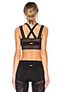 view 3 of 4 Lace Up Sports Bra in Black