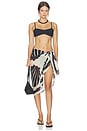 view 5 of 6 Sirena Sarong in Black