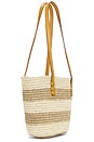 view 3 of 4 Mini Bieno Bag in Cream Stripe