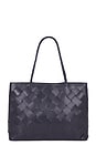 view 1 of 4 Gabrielle Grande Weave Bag in Navy