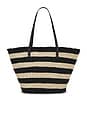 view 1 of 4 Bieno Tote in Black Stripe