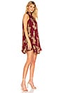 view 2 of 3 Tunic Dress in Maroon