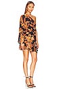 view 2 of 4 Alia Tie Up Belt Mini Dress in Black