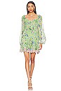 view 1 of 4 ROBE SHORT in Pear Green