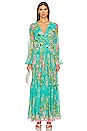 view 2 of 5 Azra Maxi Dress in Teal Floral