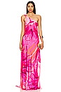 view 1 of 3 Abira One Shoulder Maxi Dress in Pink