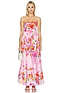 view 1 of 3 Corset Maxi Dress in Pink Floral