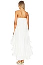 view 3 of 4 High Low Maxi Dress in White