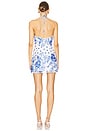 view 3 of 4 x REVOLVE Mini Dress in Blue & White