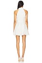 view 3 of 3 Short Dress With Buckle Belt in Off White