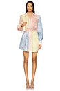 view 1 of 3 Short Dress With Buckle Belt in Multi