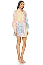 view 2 of 3 Short Dress With Buckle Belt in Multi