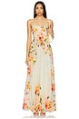 view 2 of 4 Corsetted Long Dress in Ivory Floral