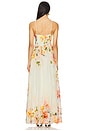 view 4 of 4 Corsetted Long Dress in Ivory Floral