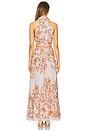 view 3 of 3 Long Shirt Dress With Buckle Belt in White Floral