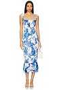 view 1 of 4 X Revolve Midi Dress in Blue & White