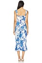 view 3 of 4 X Revolve Midi Dress in Blue & White