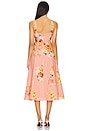 view 3 of 3 VESTIDO MIDI COM CINTO DE FIVELA in Peach Floral